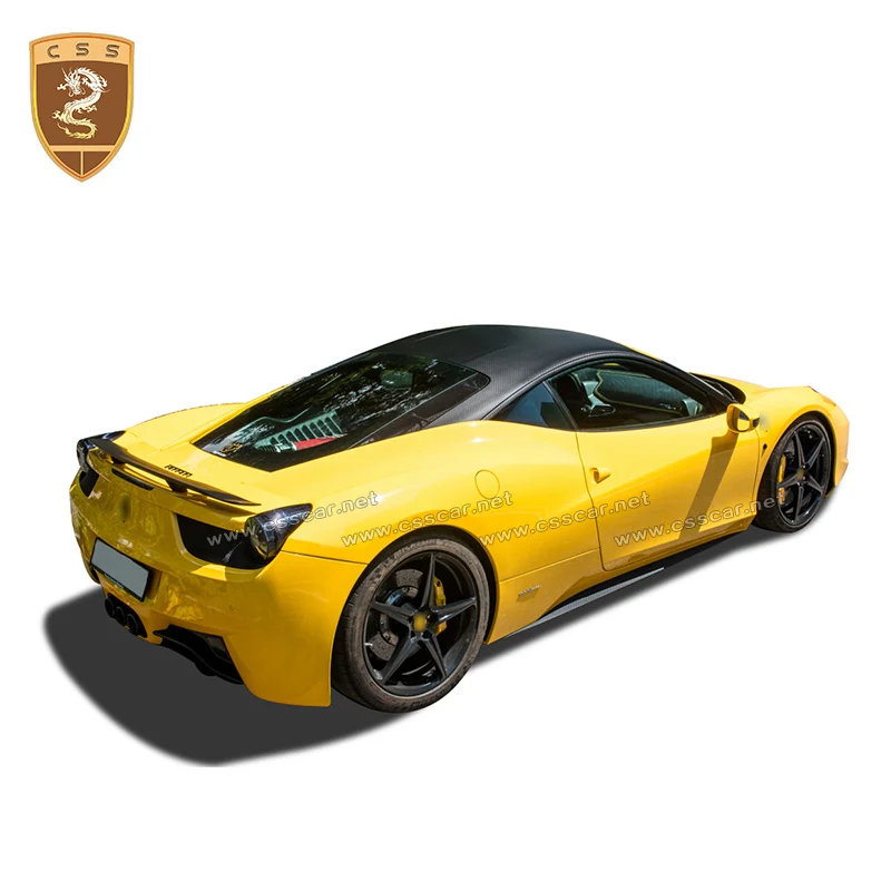 CSSYL для Ferrarri 458 спойлер крыло из углеродного волокна двойное лезвие задний
