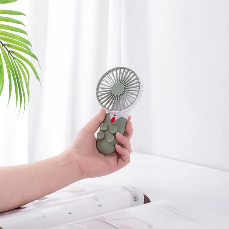 

Mini Desktop Fan Portable USB Charging 3 Speed Settings Foldable Air Cooler