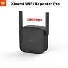 Wi-Fi-повторитель Xiaomi Mijia Pro, усилитель сетевой с поддержкой 300 МБс, устройство повышения мощности для расширения сети с 2 антеннами для Wi-Fi-роутера