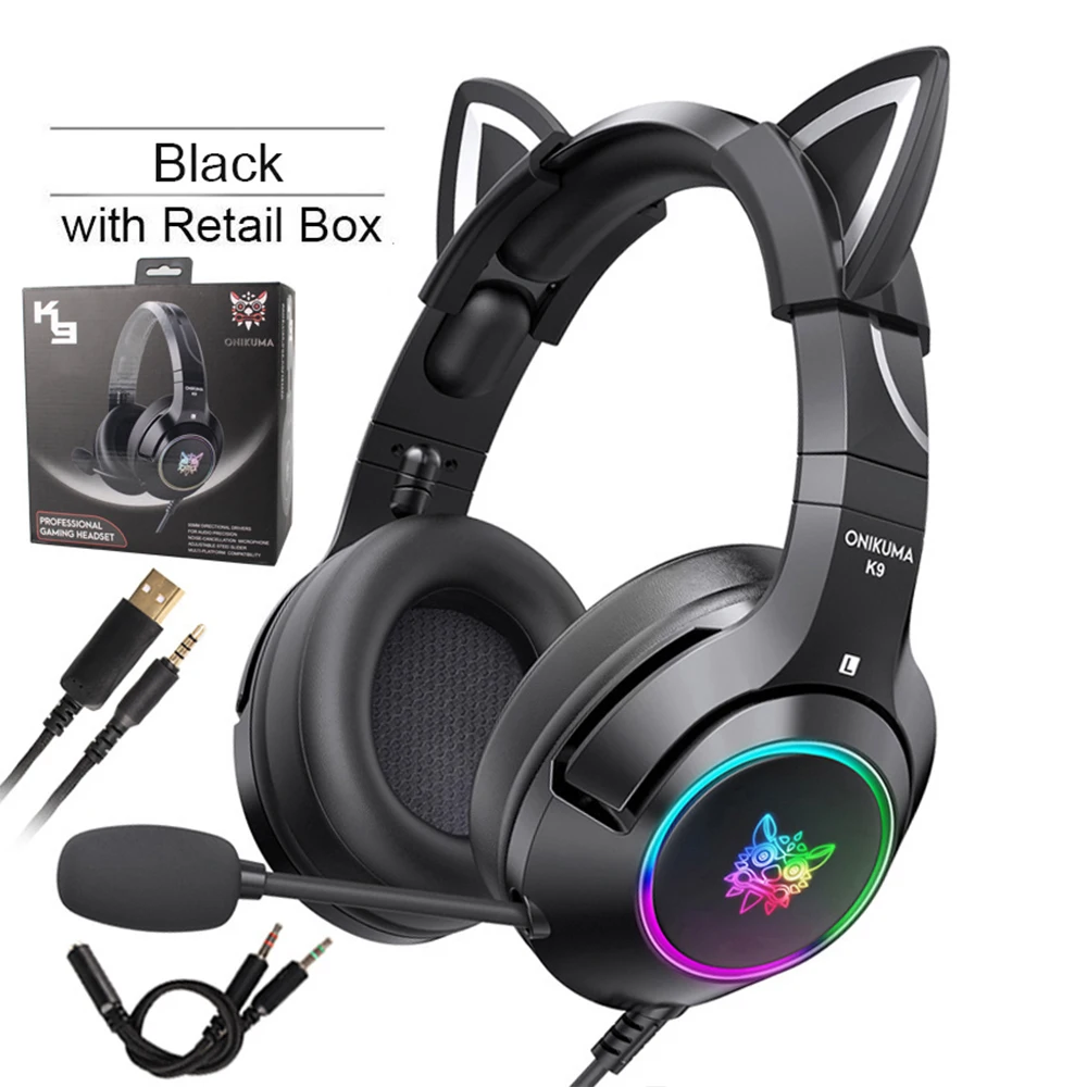 New 3.5mm Wired Headsets Gaming Headset Fone Gamer Stereo Low Latency PC Game Headphones With Mic For Computer PS4 Xbox One PS5