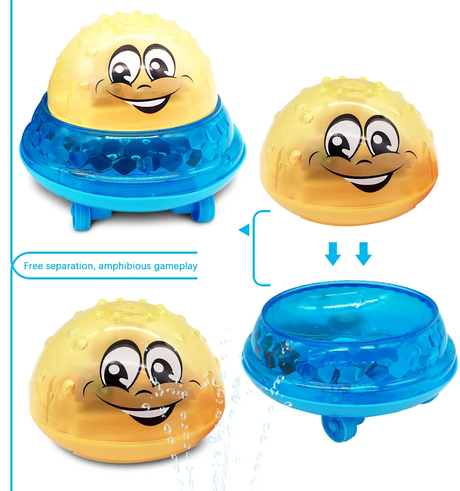 Забавные детские Игрушки для ванны Детский Электрический индукционный