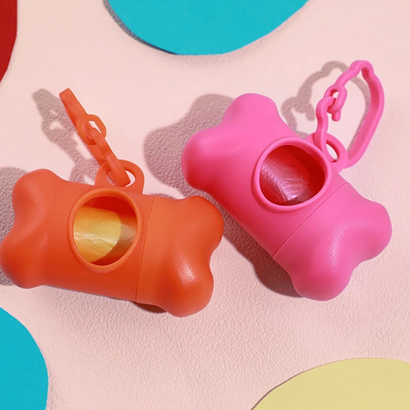 Дозатор для мешков домашних животных пакеты собак пластиковая маленькая собака