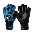 Спортивные перчатки, латексные перчатки для вратаря, защитные перчатки с полными пальцами, футбольные перчатки, нескользящие перчатки для вратаря, перчатки для соревнований