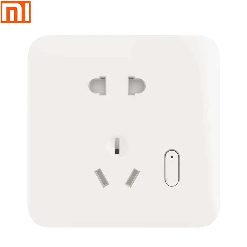 

Original Xiaomi Smart socket App Mijia power switch enchufe de pared inteligente control remoto por voz, actualización OTA