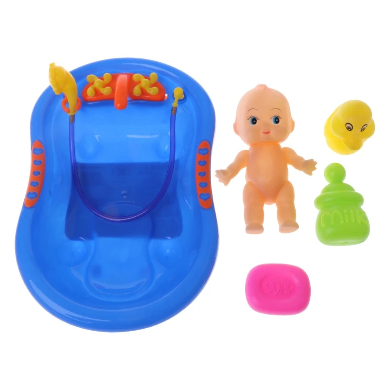 Bathtub With Baby Doll Bath Toy For Child Water Floating Early Educational