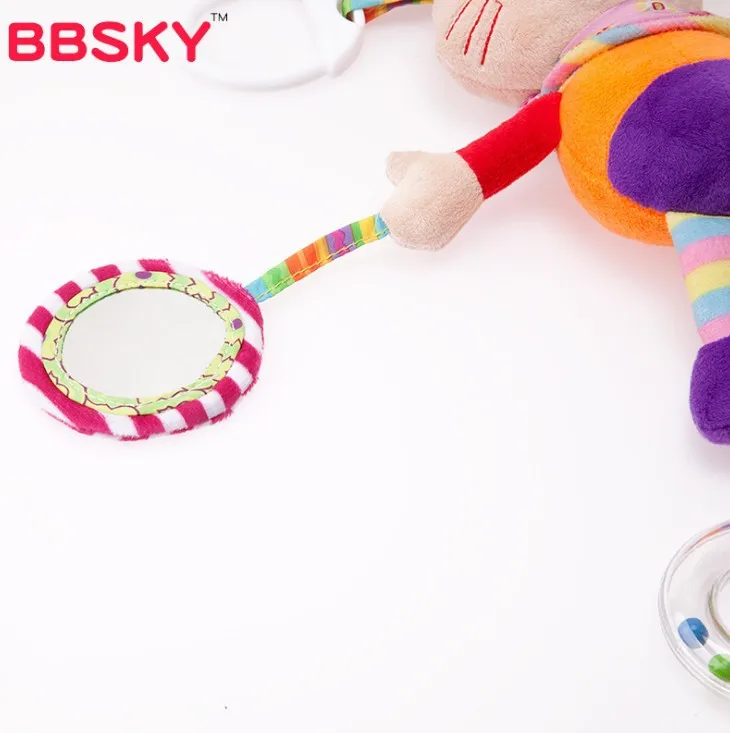 Cartoon 0-36months Baby Toys Bed Stroller baby mobile Hanging Rattles Newborn Plush Toy infant toys for | Игрушки и хобби