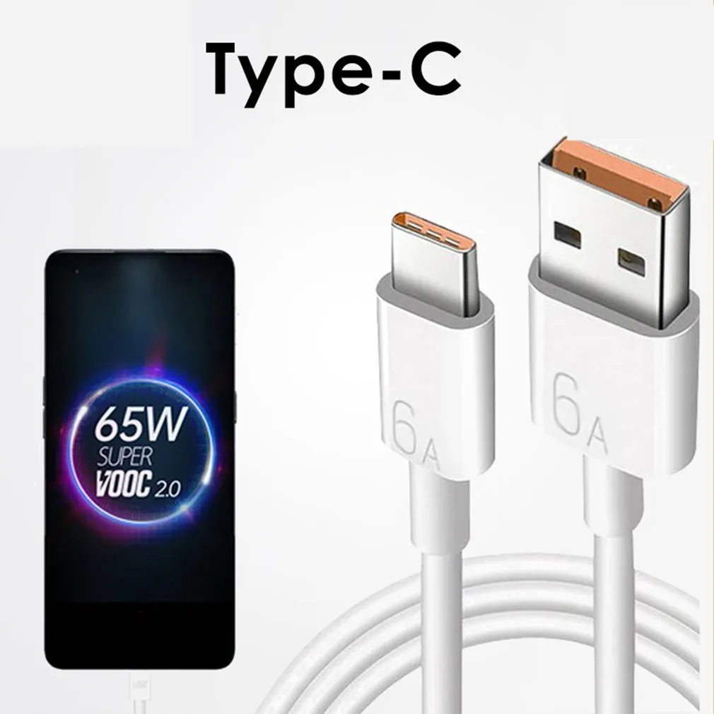 

Fast Charge 6A USB Type-C Cable Xiaomi Redmi Huawei Samsung Mobile Phone Charging Cable Usb Type C Charging Cable