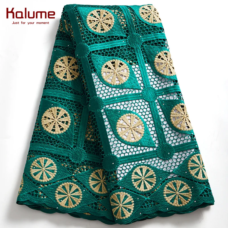 

Kalume Guipure Lace Fabric 5 Yards African Nigerian Guipure Lace Fabric High Quality For Wedding Party Diy Dress Sewing F2552