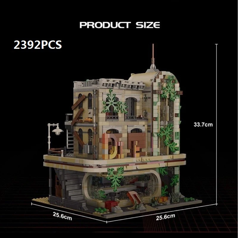 Creatore esperto 2193 pz Last of Us K127 K126 K125 Street View rovini palazzo Cinema modello Building Blocks rivelazione MOC mattoni