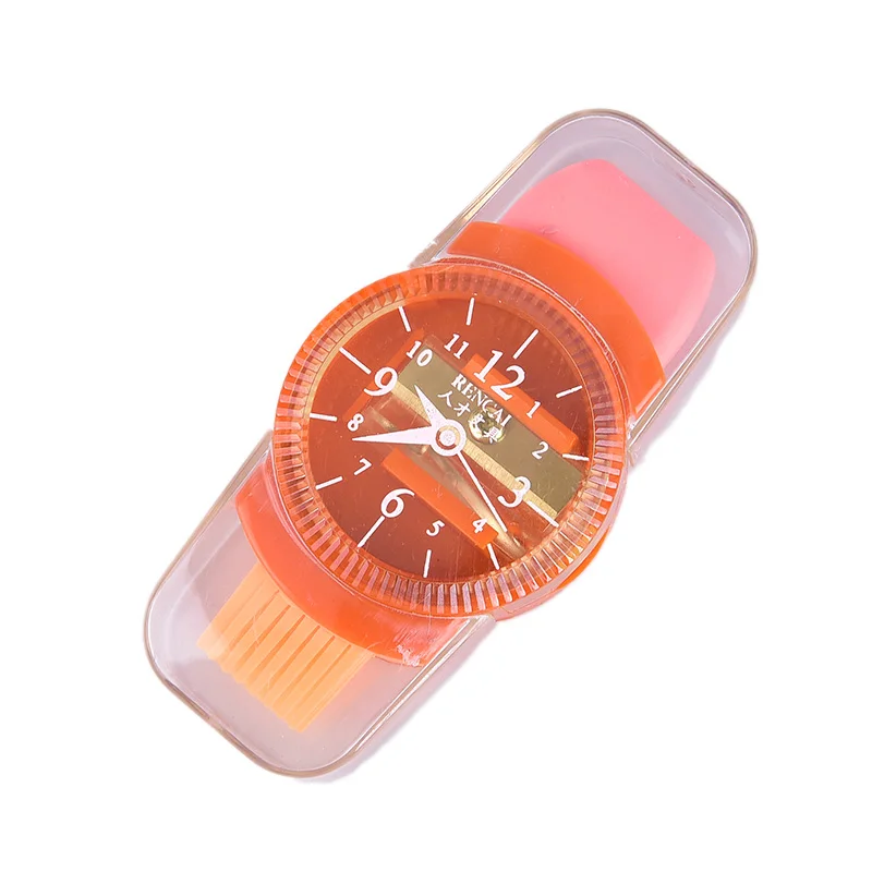 1 шт 3 в наручные часы моделирование точилка для карандашей с ластиком и кистью