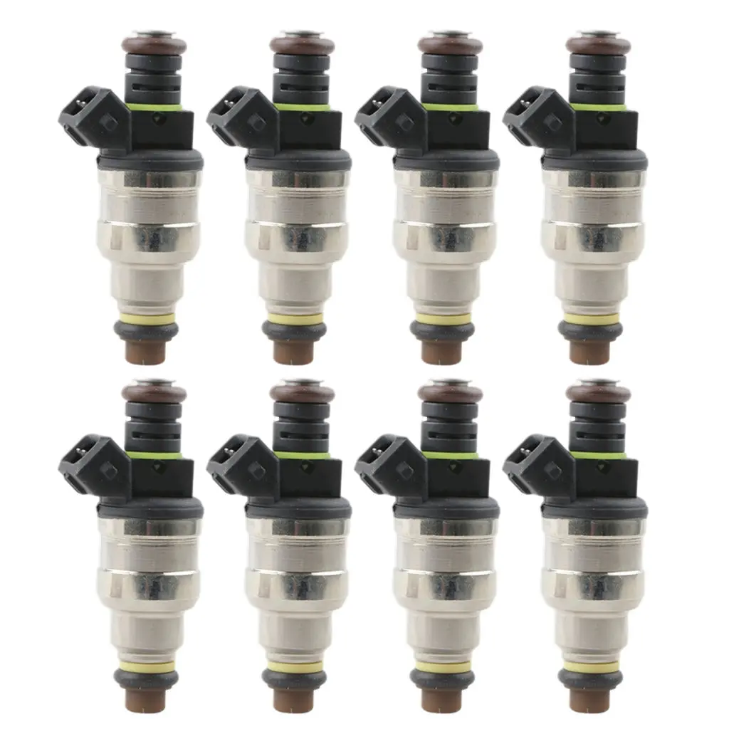 

Set of 8 Car Fuel Injector Nozzles Replacement 0280150558 Fits for GM LS1 Mustang SOHC V8 440cc M02B440X8 Acceories Parts