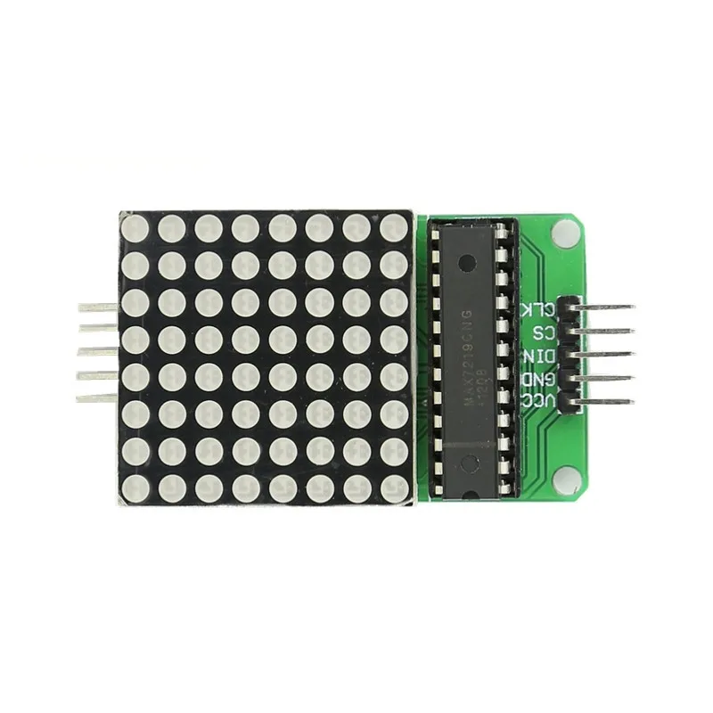 MAX7219 точечный модуль светодиодной матрицы MCU светодиодный управления дисплеем