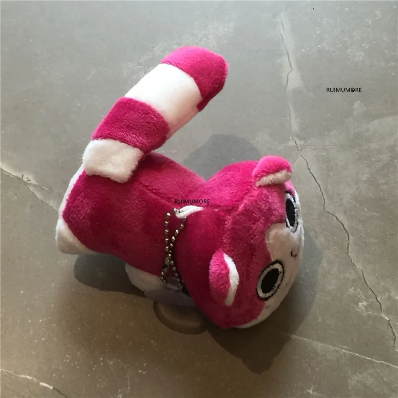 Прибл. 9 см -Мягкая плюшевая игрушка в виде кошки Подарочная с кольцом для ключей |