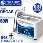 Цифровой ультразвуковой очиститель 60 Вт Sonicator Ванна 40 кГц degas для золота ювелирные изделия из серебра очки Нефритовое ожерелье окислы ржавчины масляная шайба