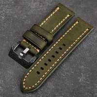 genuine leather watchbands calfskin watchband retro bracelet high quality real leather watch strap 20mm 22mm 24mm 24mm 26mm