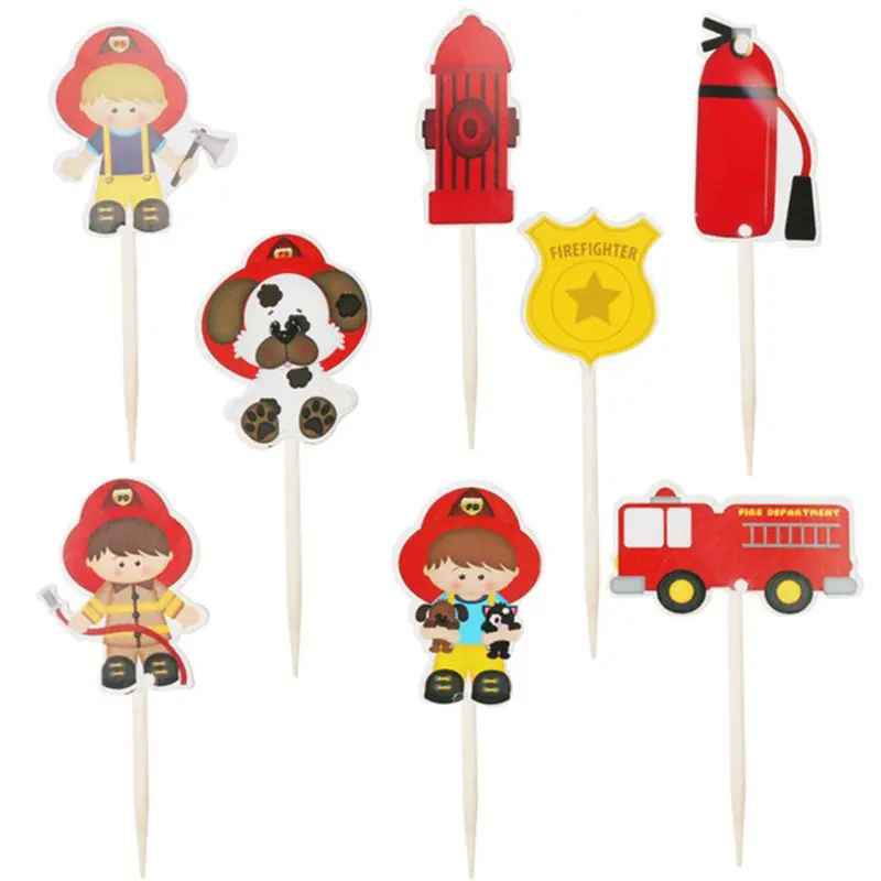 Пожарный украшение для торта на день рождения тему &quotЛошадки карусели&quot баннер