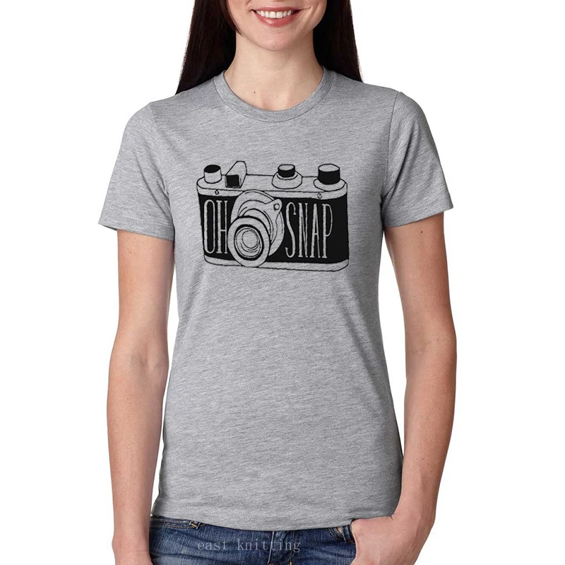 Женская летняя повседневная рубашка женская футболка для фотографии подарок