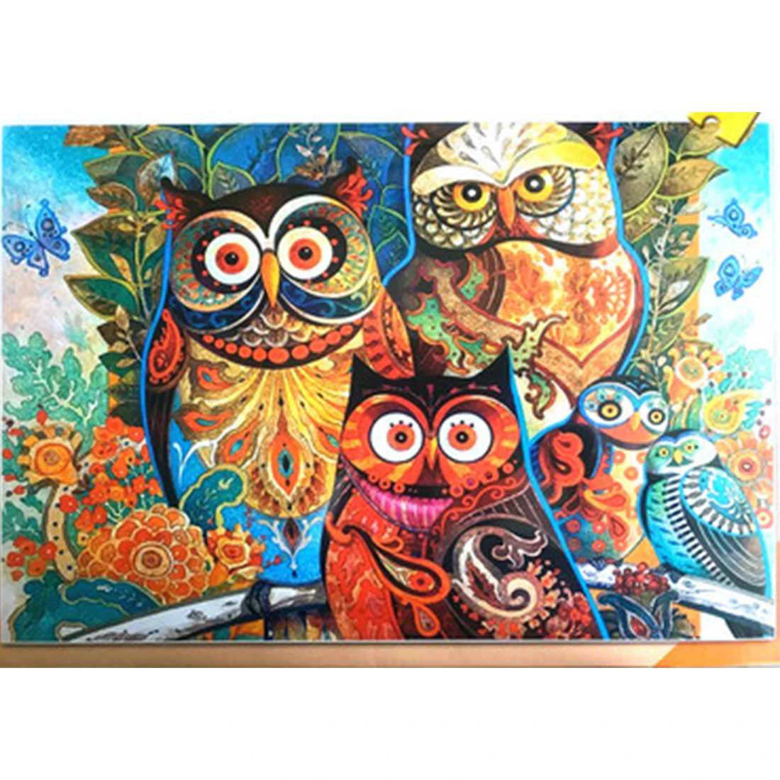 

1000Pcs Adults General Jigsaw Puzzle Beautiful Pattern Jigsaw Brain Toy For Children Educational Toys Birthday Gift - Beige Owl