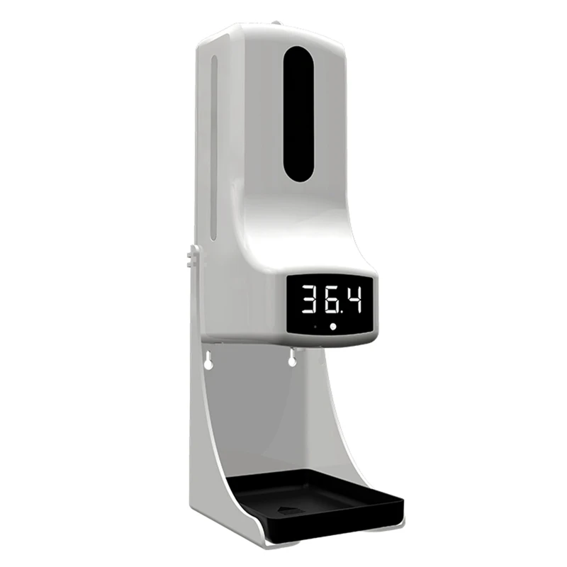 

K9 Pro Wall-Mounted Thermometer with Soap Dispenser,with Alarm, Suitable for Use in Offices,Home Schools and Communities
