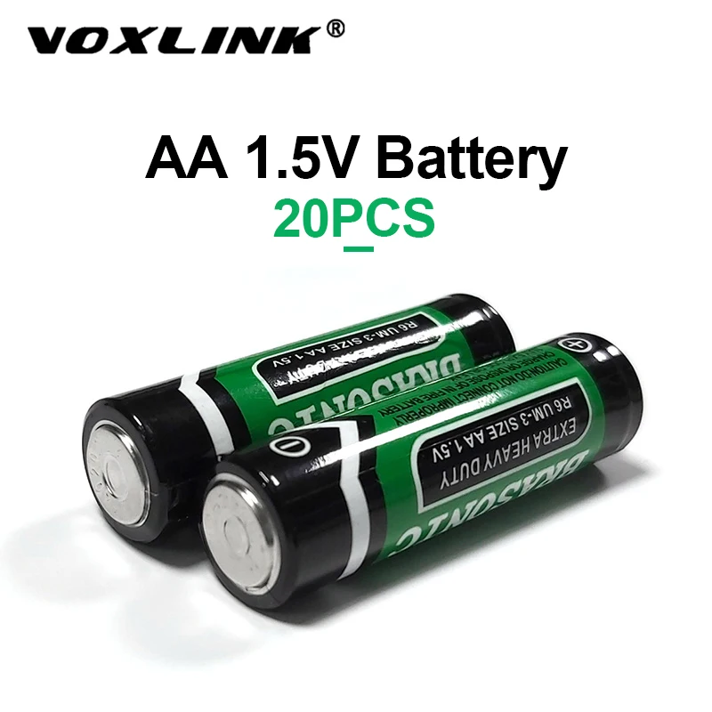 VOXLINK 20 шт. 1 5 в AA батарея LR6 AM3 E91 MN1500 стандартная Основной аккумулятор для MP3 камеры
