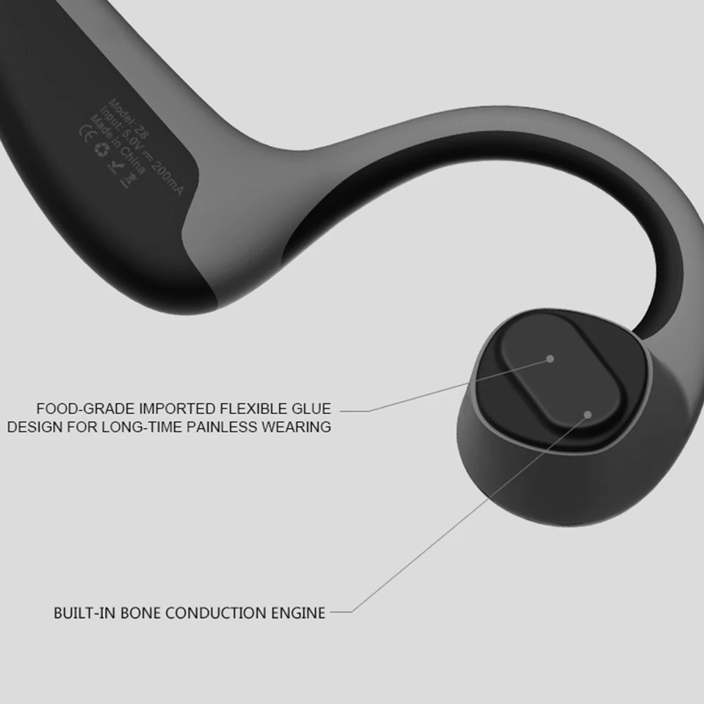 Фото Лидер продаж Bluetooth 5 0 носить беспроводные наушники костной проводимости Спорт на Лидер продаж Bluetooth 5 0 носить беспроводные наушники костной проводимости Спорт на