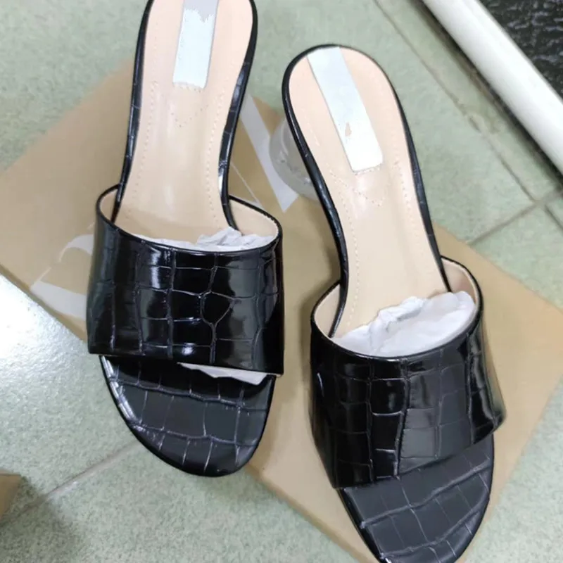 

Shoes Med Animal Slippers For Adults Women Heels Slides Rubber Flip Flops High Hawaiian Rome Floral PU Print Microfiber Hoof