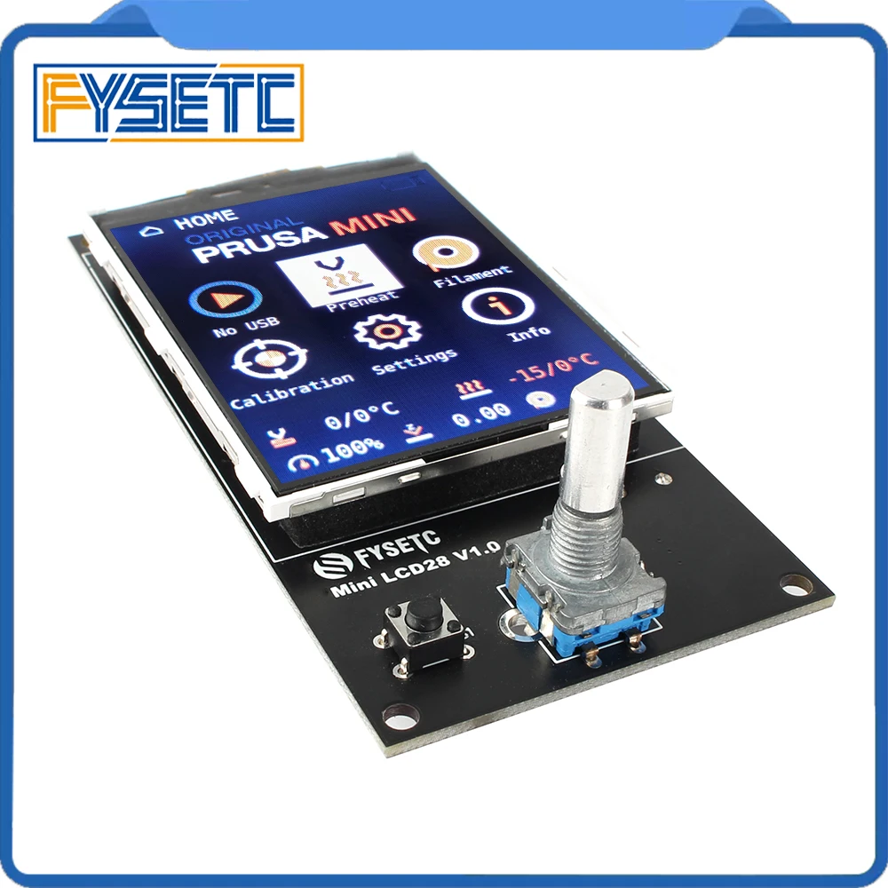 ЖК-дисплей 2 8 дюйма FYSETC Prusa Mini умный дисплей жидкокристаллический экран детали