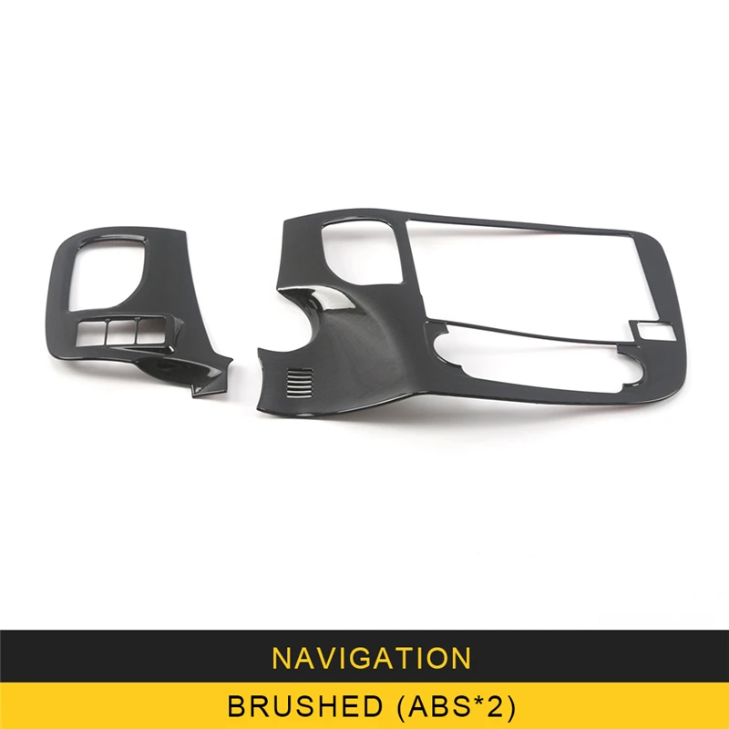 

CAR MANGO for Mitsubishi Outlander 2017 Car Styling Navigation GPS Screen Monitor Panel Cover Frame Sticker Interior Accessories