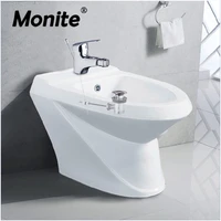 monite bidet faucets woman bathroom faucet pop up drain deck mounted chrome basin sink faucets mixers tap