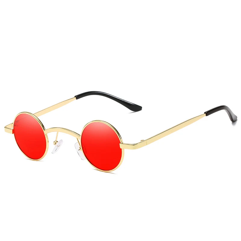 

Small Round Steampunk Sunglasses Men Women Metal Brand Designer Sun glasses Retro Vintage High Quality oculos de sol