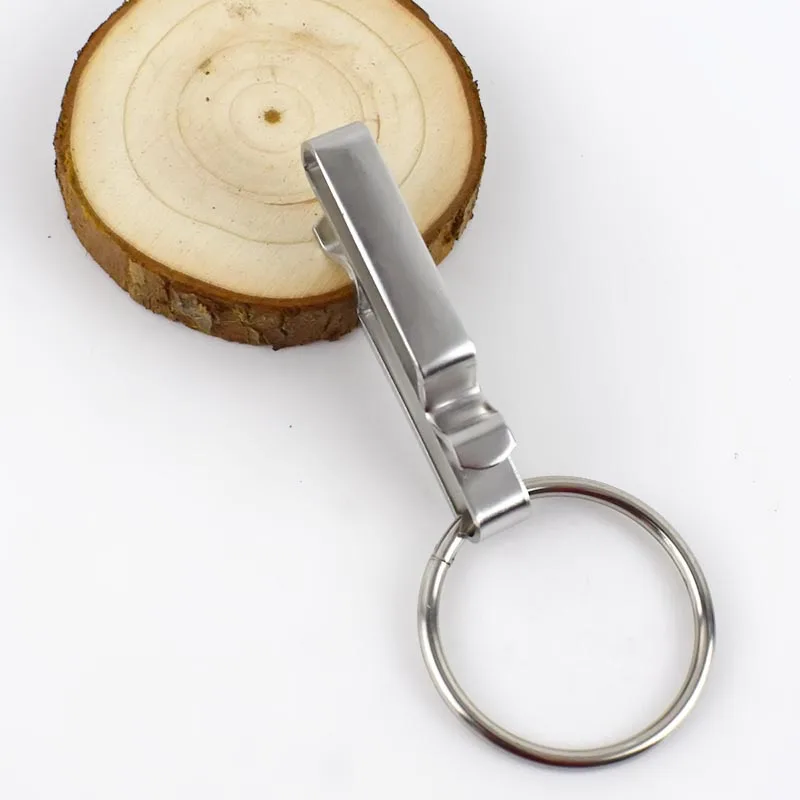 stainless steel Meetee 1/2 шт. 3-4 см является допустимой ручной Ключ Пряжка Нержавеющая сталь латунный Карабин брелок для ключей ремень, крючки аппаратные средства "сделай сам" аксессуары AP520ZK917 - Цвет: stainless steel