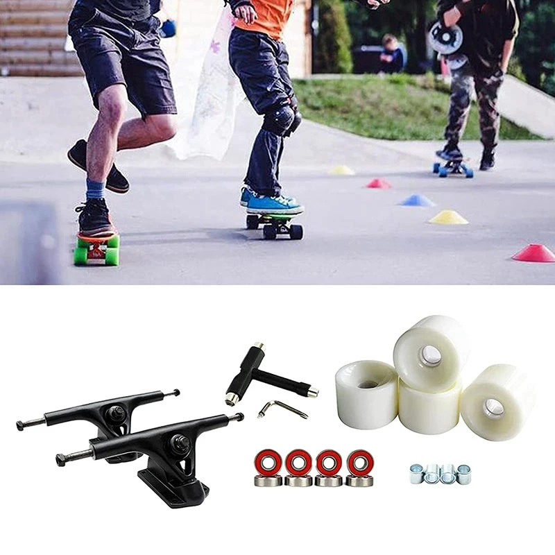 8-дюймовая мостовая вешалка для скейтборда грузовиков полиуретановые колеса