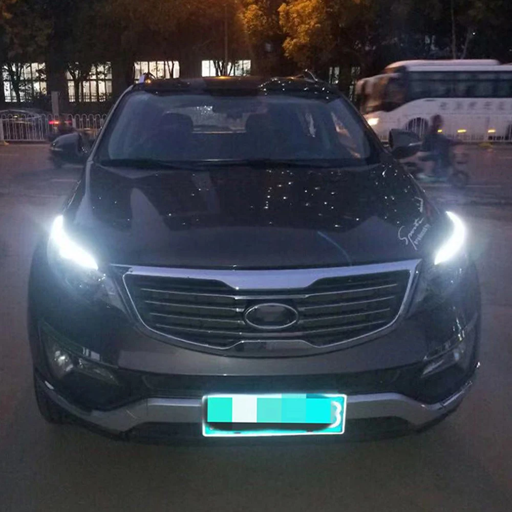 Автомобильные мигающие светодиодсветодиодный дневные ходовые огни 2 шт. для Kia