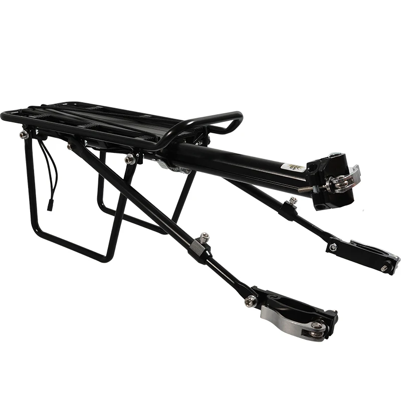 

ROCKBROS Bicycle Rack MTB Road Bike Shelf Aluminum Alloy Bike Rack Quick Release Manned Rear Tailstock Bicycle Accessories