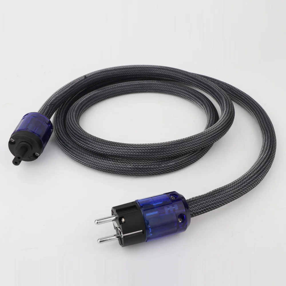 Высококлассный аудиофильный кабель питания из чистой меди европейской версии с