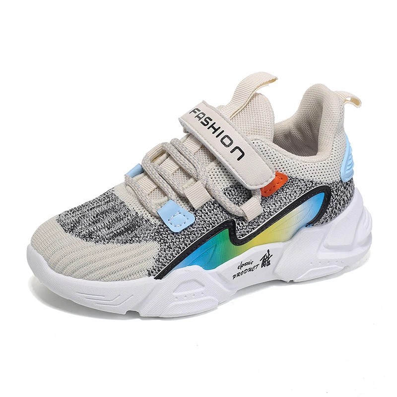 

Kushyshoo Platform Sneakers 2021 Spring Fashion Mixed Colors Hook&loop Baby Shoes Heighten Damping Breathable Running Shoes