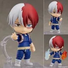 10 см аниме My Hero Academia Todoroki Shoto 1112 # смена лица подвижная версия. Midoriya Izuku ПВХ фигурку Коллекция Модель игрушки