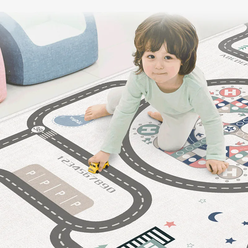 200*180*0.5CM Baby Play Mat Double sided Eco-friendly EPE Children activity mat Cartoon Non-slip Carpet Living Room | Игрушки и хобби