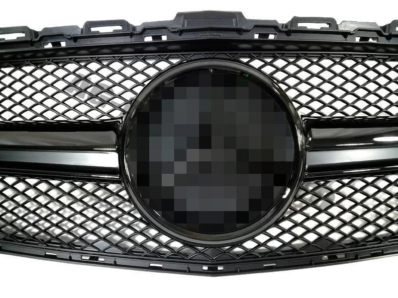 

AMG style black car front bumper radiator mesh grille racing grills for Mercedes-Benz C class W205
