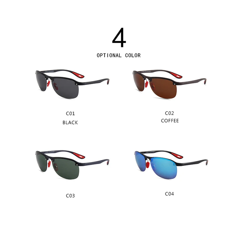 Мужские и женские классические поляризационные солнцезащитные очки CONCHEN UV400 2019 |