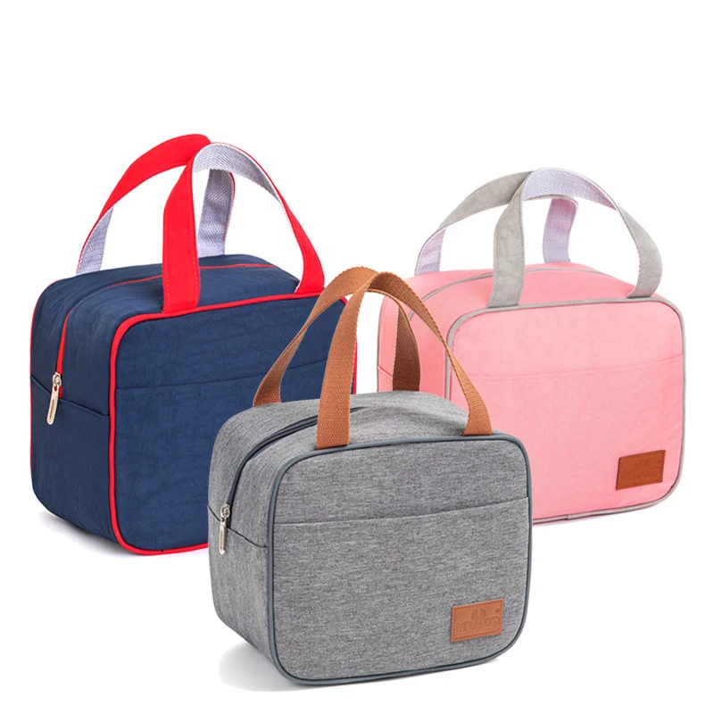 

Cooler Lunch Box Portable Insulated Oxford Cloth Waterproof Lunch Bag Tote Thermal Food Picnic Dinner Storage Bag For Women Men