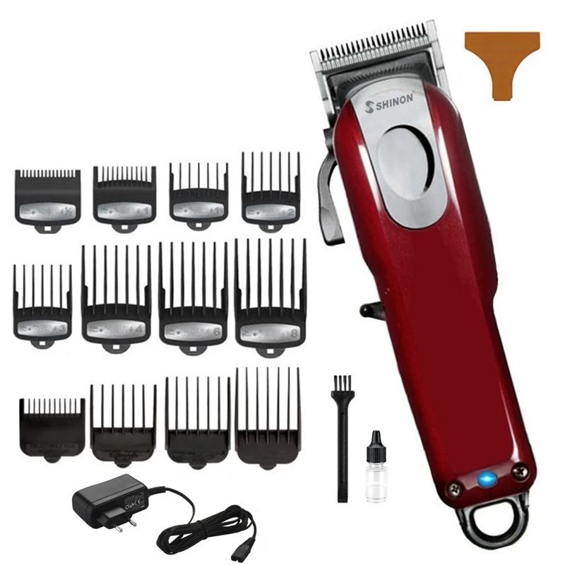 12pcs guide comb Профессиональная Парикмахерская Машинка для стрижки волос Мужская электрическая машина для резки волос Стрижка волос триммер для волос Совместимость с wahl magic clip blade - Цвет: 12pcs guide comb