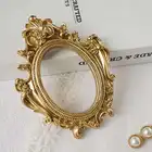 Золотая фоторамка в стиле ретро для украшения ногтей