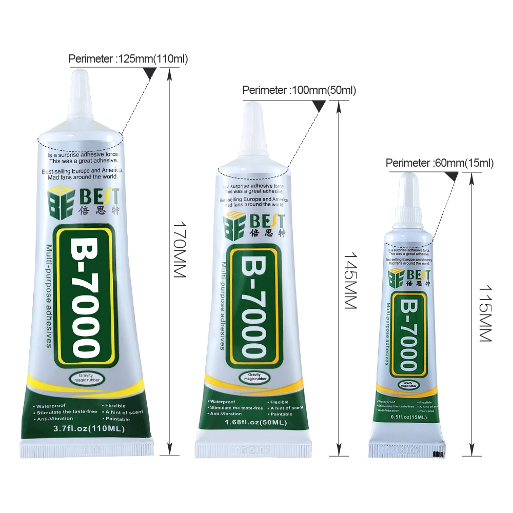 Лучший B7000 клей УФ для смартфона хрустальные ювелирные изделия рукоделие сделай