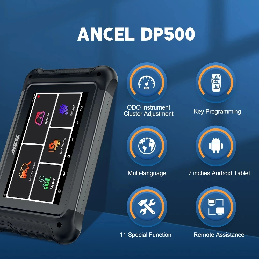ANCEL DP500 Car Key Programmer Immobilizer Cluster Calibriation Reset EEPROM Chip Read Professional OBD2 Auto Diagnostic Tools | Автомобили