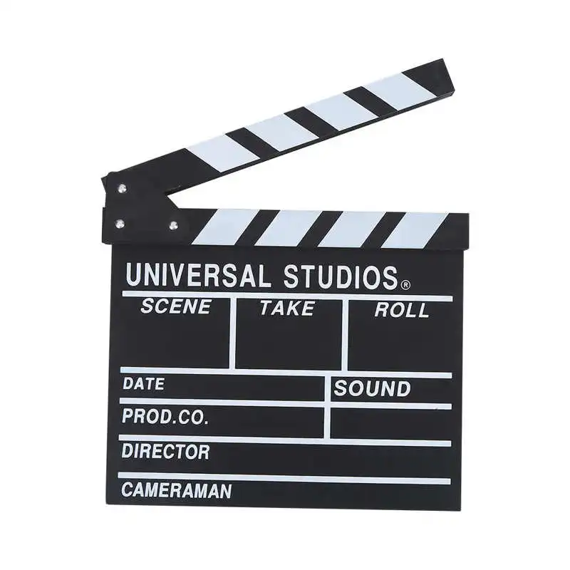 Деревянный нумератор кинотеатр Clapperboard ClapperBoard 30x27 см | Электроника