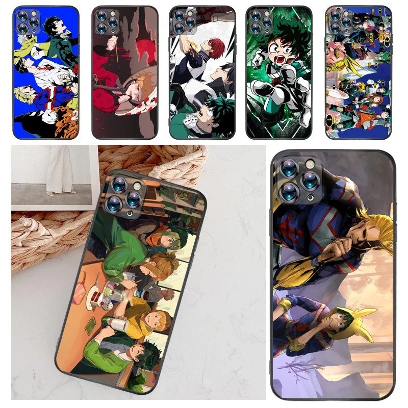 

My Hero Academia Bakugou Katsuki Tomura Boku Todoroki Shouto Dabi Shigaraki Phone Case For iPhone XS MAX XR X Funda Cases
