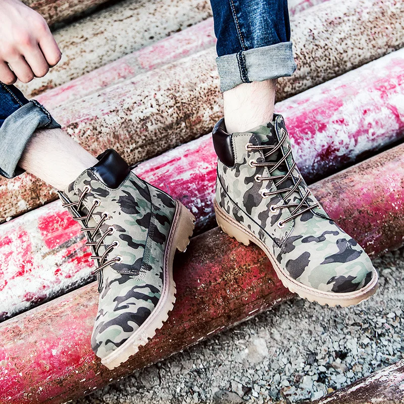 

Autumn and Winter Single Boots Female Boots2020 Flat Bottom Large Size Couple's Dr. Martens Boots Female Ankle Boots Male