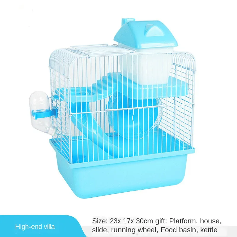 Маленькая клетка для хомяка не вилла товары полный комплект маленького гнезда