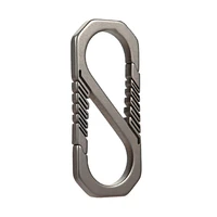 durable titanium alloy keychain car key holder outdoor carabiner spring snap hook clip backpack buckle